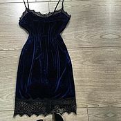 Одежда handmade. Livemaster - original item Velvet dress. Handmade.