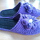 Slippers - flip flops ( the wool ), Slippers, Vyazniki,  Фото №1
