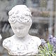 Statuette Bust of a girl on a stand decor Provence. Figurines. Decor concrete Azov Garden. My Livemaster. Фото №4