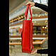 Bag leather women's scarlet. Classic Bag. migotobags. My Livemaster. Фото №5