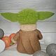 Baby Yoda. (бэби йода). Войлочная игрушка. Звери в интерьере. Ярмарка Мастеров.  Фото №4