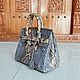 Сумка из кожи питона. Классическая сумка. Boutique Python Fashion. Интернет-магазин Ярмарка Мастеров.  Фото №2