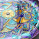 Mandala 'Enlightenment of the mind' plate on the wall D 32 cm. Decorative plates. Art by Tanya Shest. My Livemaster. Фото №4