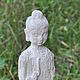 The statue of Buddha made of concrete, with texture of wood. Figurines. Decor concrete Azov Garden. Online shopping on My Livemaster.  Фото №2