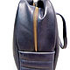 Copy of Large Travel Sports Fitness Black Leather Bag. Travel bag. Modistka Ket - Lollypie. Ярмарка Мастеров.  Фото №5