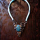 Necklace with Apatite. Necklace. Malino Jewelry. Online shopping on My Livemaster.  Фото №2