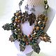 Order Necklace 'Magic forest' and Earrings - JASPER, RHYOLITE beads. Dorida's Gems (Dorida-s-gems). Livemaster. . Jewelry Sets Фото №3