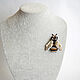 Order Brooch Bee. Elena Kuprienko. Livemaster. . Brooches Фото №3