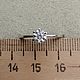 Silver ring with a 0,5 carat moissanite. Rings. Silverluxe. My Livemaster. Фото №4