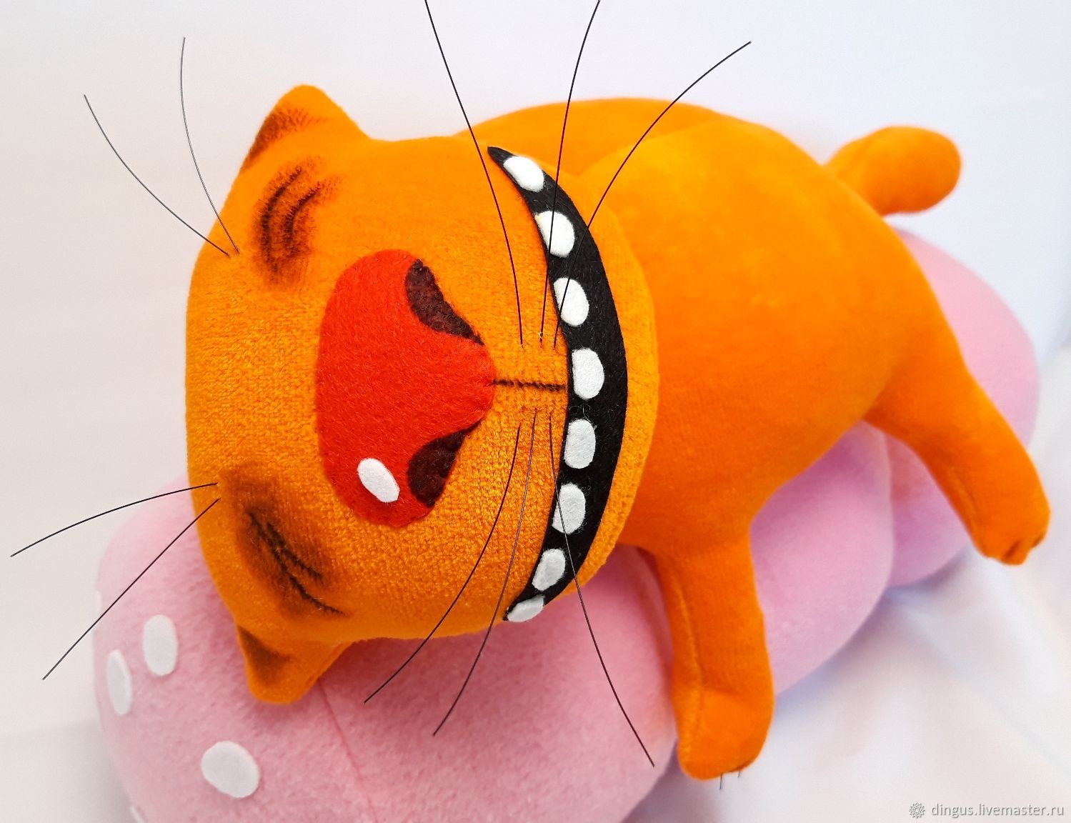 Sausage dream №2, soft toy plush red cat Vasya Lozhkina, Stuffed Toys, Moscow,  Фото №1