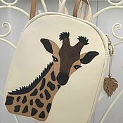 Сумки и аксессуары handmade. Livemaster - original item A4 Safari leather Backpack. Handmade.