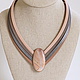 Necklace made of leather with Jasper. Collection TERRA, Necklace, Moscow,  Фото №1