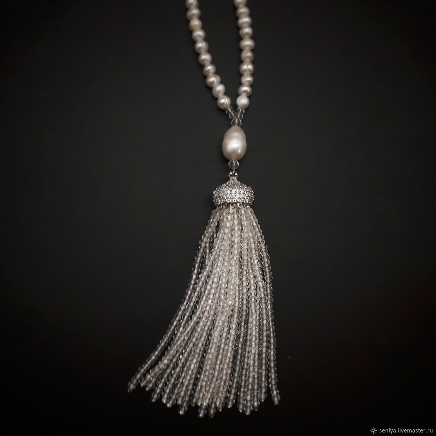 Бусы сотуар жемчужные – заказать на Ярмарке Мастеров – KJMG2RU | Бусы ...