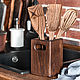 Order Stand made from oak for Cutlery. Foxwoodrus. Livemaster. . Utensils Фото №3