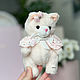 Котенок тедди коллекционный. Тедди Зверята. MyTeddyStore. Ярмарка Мастеров.  Фото №5