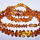 Beads and bracelet 'Honey caramel' made of amber. Jewelry Sets. podaro4ek22. Online shopping on My Livemaster.  Фото №2