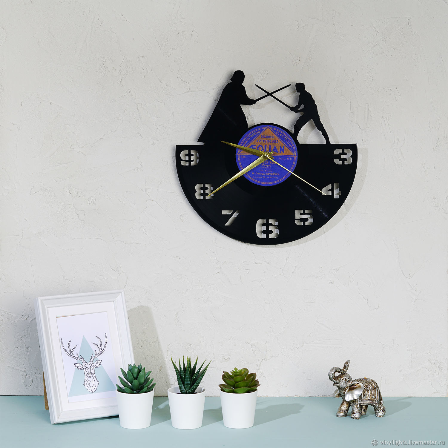 Настенные часы из винила с подсветкой Star Wars в интернет-магазине на ...