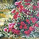 Oil painting 'Rose Bush'. Pictures. Fine Art for Joy. My Livemaster. Фото №5