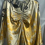 Винтаж handmade. Livemaster - original item Silk blouse, BGN. France.. Handmade.