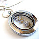 Transparent Locket Pendant Living Memory Pocket Lavender Flower Provence. Pendants. WonderLand. My Livemaster. Фото №4