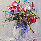 Натюрморт с цветами, 24х18 см, Картины, Выборг,  Фото №1