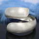 Order Minima Series Curl bracelet in brushed silver ASH0009. Sunny Silver. Livemaster. . Cuff bracelet Фото №3