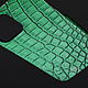 Crocodile leather case for any iPhone/Samsung/Sony/Honor model. Case. CrocShop. My Livemaster. Фото №4