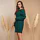 Long green sweater for women. Sweaters. SHAPAR - knitting clothes. Online shopping on My Livemaster.  Фото №2