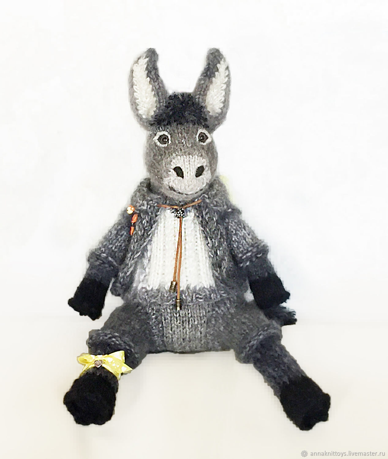 Donkey Knitted Interior Toy Kupit Na Yarmarke Masterov Dfrslcom Stuffed Toys St Petersburg