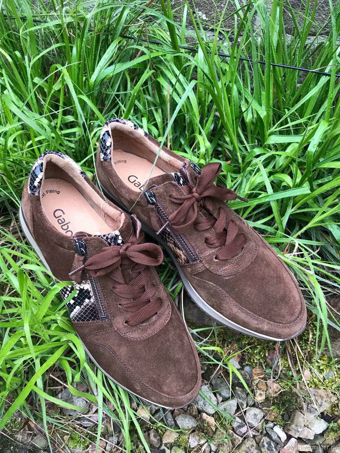Gabor sneakers, p. 37, leather, suede, Germany, Vintage shoes, Arnhem,  Фото №1