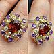 Заказать Кольцо с ярким осенним турмалином 13х10 мм-3,12ct. GoldenFlower. Ярмарка Мастеров. . Кольца Фото №3