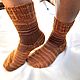 Socks Knitted Merino Socks Women's Soft Sleep Socks Striped. Socks. knitsockswool. My Livemaster. Фото №5