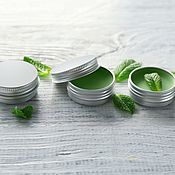 Косметика ручной работы handmade. Livemaster - original item Aroma balm refreshing and invigorating with mint. Handmade.