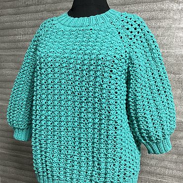 Одежда ручной работы. Ярмарка Мастеров - ручная работа Джемперы: Мята. Handmade.