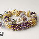Bracelet from stones of the City of gold, Bead bracelet, Moscow,  Фото №1