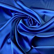 Материалы для творчества handmade. Livemaster - original item Fabric: Atlas Cadi ultra-blue Gucci. Handmade.