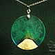 The top of the mountain is a pendant made of oak and jewelry resin, Pendants, Mikhailovka,  Фото №1