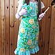 aprons: Apron and potholder made of cotton. Aprons. silk fairy tale. Online shopping on My Livemaster.  Фото №2