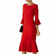 Красное платье на вечер
