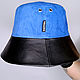 Blue Suede Panama Hat. Panama. Modistka Ket - Lollypie. Ярмарка Мастеров.  Фото №6