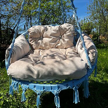 Дача и сад ручной работы. Ярмарка Мастеров - ручная работа Качель Макраме. Handmade.