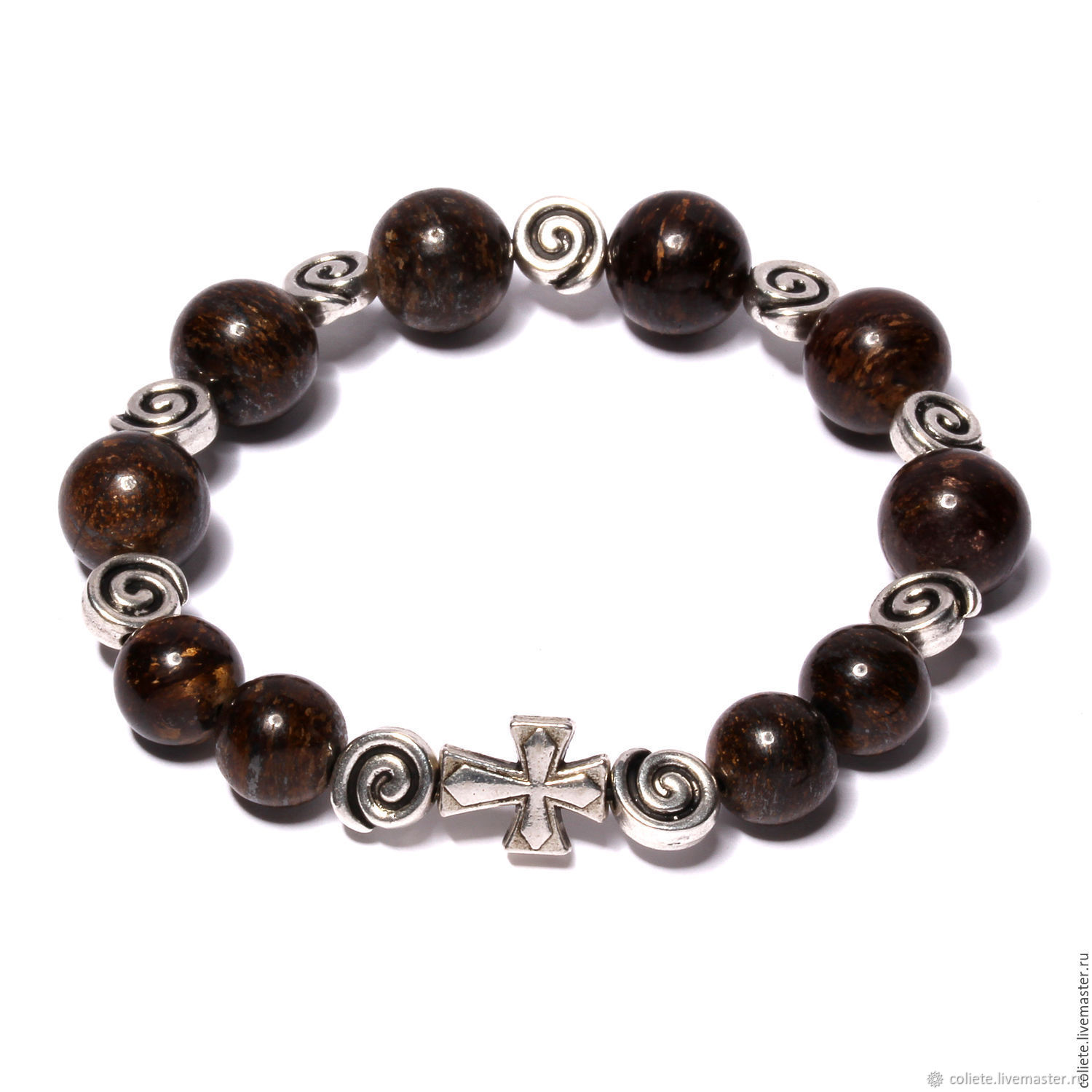 Bracelet from natural stones 'Stability and Confidence!', Amulet, Moscow,  Фото №1