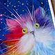 Picture from the wool of the cat-rainbow. Pictures. Galina Ansiforova. My Livemaster. Фото №4