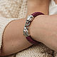 Leopard Bracelet | Silver / Premium Leather. Braided bracelet. totemicashop. My Livemaster. Фото №5