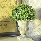 Для дома и интерьера handmade. Livemaster - original item Pot on a leg concrete medium Shabby chic Vintage Provence Antique. Handmade.