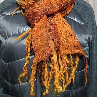 Аксессуары ручной работы. Ярмарка Мастеров - ручная работа Палантин сетка. Handmade.
