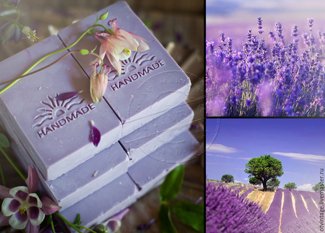 Natural lavender soap 'the Crimean summer', Soap, Peterhof,  Фото №1