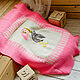 Order Baby blanket for a new baby 'Stork brought us a baby GIRL!!!». Petelka. Livemaster. . Gift for newborn Фото №3