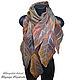 Felted scarf 'Leaves-2'. Scarves. The author felt Nad-Korableva. Online shopping on My Livemaster.  Фото №2