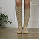 Botas de verano 'Jenny'. High Boots. KnittedBoots. Интернет-магазин Ярмарка Мастеров.  Фото №2